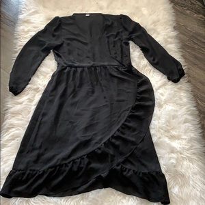 Black Ruffle Dress
